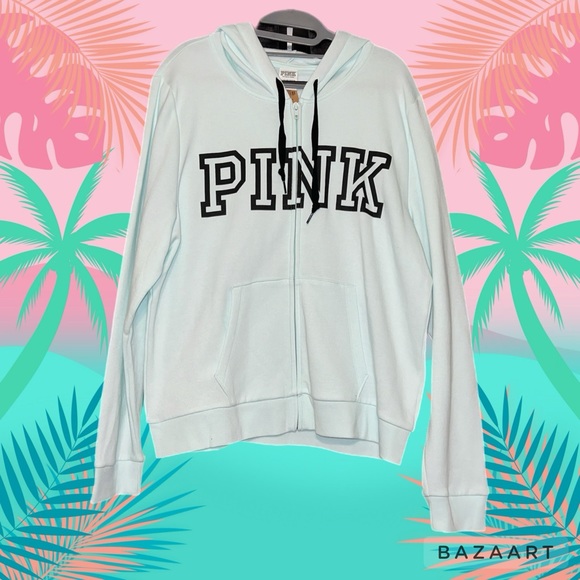 PINK Victoria's Secret Jackets & Blazers - Victoria’s Secret PINK Light Blue Jacket